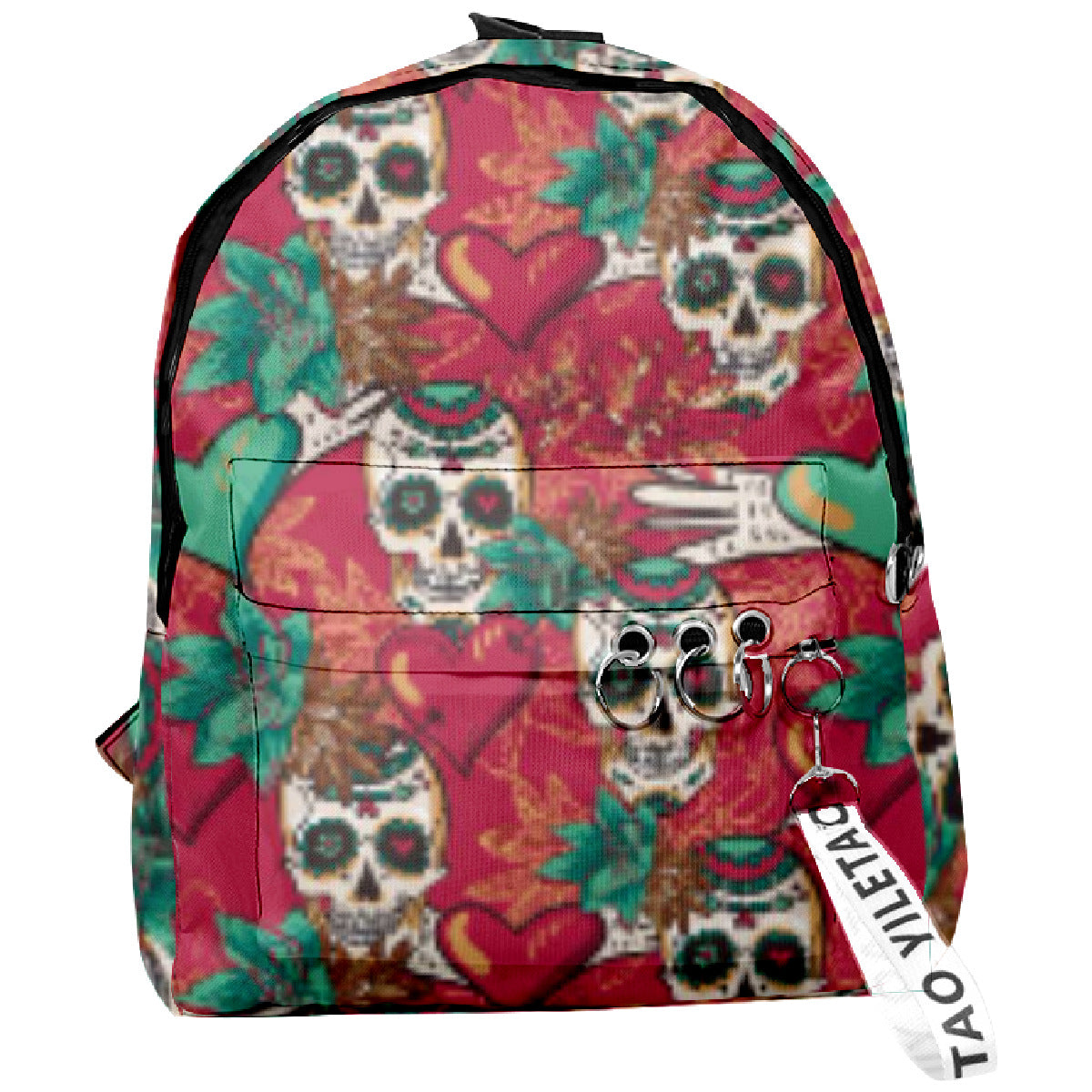 Wholesale 2023 Summer New Flower Skull Oxford Backpack